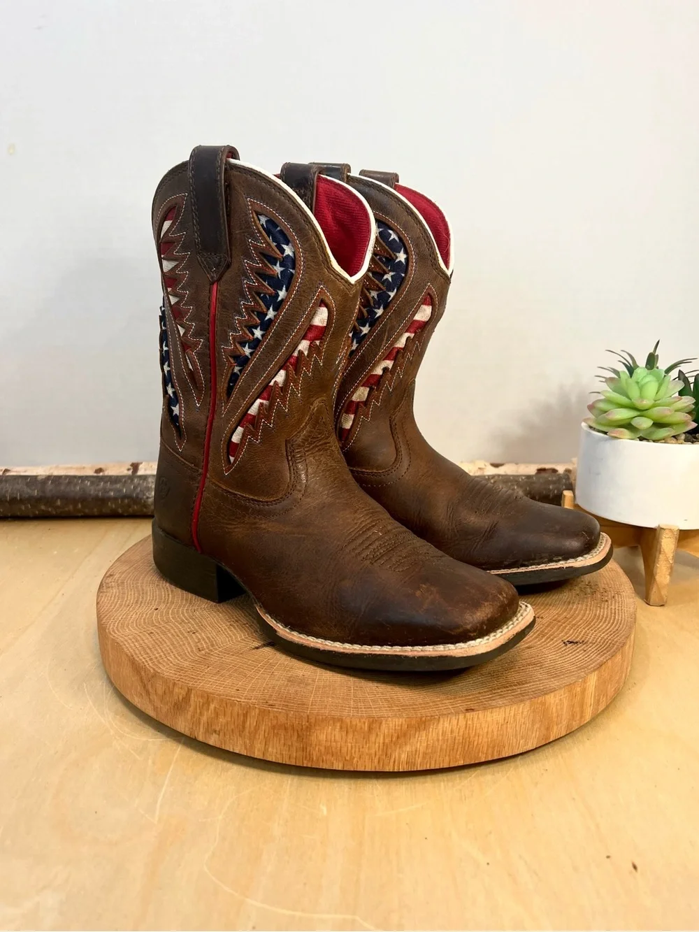 Ariat Quickdraw VentTEK Big Kid’s Western Boot-10027304 Size 1